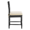 Jax Oak Wood Dining Chair With Wavy Razor Back and Cushion Set of 2 by Modway / EEI-7798