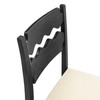 Jax Oak Wood Dining Chair With Wavy Razor Back and Cushion Set of 2 by Modway / EEI-7798
