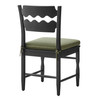 Jax Oak Wood Dining Chair With Wavy Razor Back and Cushion Set of 2 by Modway / EEI-7798