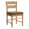 Jax Oak Wood Dining Chair With Wavy Razor Back and Cushion Set of 2 by Modway / EEI-7798