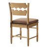 Jax Oak Wood Dining Chair With Wavy Razor Back and Cushion Set of 2 by Modway / EEI-7798