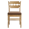 Jax Oak Wood Dining Chair With Wavy Razor Back and Cushion Set of 2 by Modway / EEI-7798