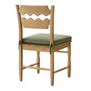 Jax Oak Wood Dining Chair With Wavy Razor Back and Cushion Set of 2 by Modway / EEI-7798