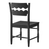 Jax Oak Wood Dining Chair With Wavy Razor Back Set of 2 by Modway / EEI-7799
