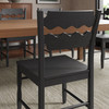 Jax Oak Wood Dining Chair With Wavy Razor Back Set of 2 by Modway / EEI-7799