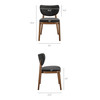 Fenwick Fabric Dining Chairs Set of 2 by Modway / EEI-7800