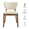 Fenwick Fabric Dining Chairs Set of 2 by Modway / EEI-7800