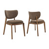 Fenwick Fabric Dining Chairs Set of 2 by Modway / EEI-7800