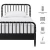 Arlette Twin Size Wood Spindle Bed Frame by Modway / MOD-7359