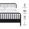 Arlette Full Size Wood Spindle Bed Frame by Modway / MOD-7360