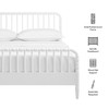 Arlette Queen Size Wood Spindle Bed Frame by Modway / MOD-7361