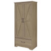 Arvida 2-door Bedroom Wardrobe Storage Cabinet Armoire Latte / CS-950443