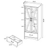 Arvida 2-door Bedroom Wardrobe Storage Cabinet Armoire Latte / CS-950443