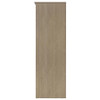 Canova 3-door Bedroom Wardrobe Storage Cabinet Armoire Latte / CS-950445