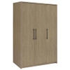 Cerda 3-door Bedroom Wardrobe Storage Cabinet Armoire Latte / CS-950448LTE