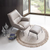 Jabel Accent Chair & Ottoman / AC02385