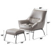 Jabel Accent Chair & Ottoman / AC02385