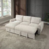 Nuriel Reversible Sectional Sofa w/Sleeper & Storage / LV07550