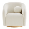Holland Swivel Chenille Fabric Armchair by Modway / EEI-7740