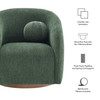Holland Swivel Chenille Fabric Armchair by Modway / EEI-7740