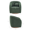 Holland Swivel Chenille Fabric Armchair by Modway / EEI-7740