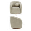 Holland Swivel Vegan Leather Armchair by Modway / EEI-7743