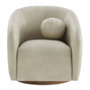 Holland Swivel Vegan Leather Armchair by Modway / EEI-7743