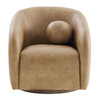 Holland Swivel Vegan Leather Armchair by Modway / EEI-7743