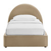 Resort Twin Arched Performance Velvet Storage Platform Bed Frame by Modway / MOD-7343