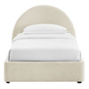 Resort Twin Arched Upholstered Fabric Storage Platform Bed Frame by Modway / MOD-7344