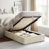 Resort Twin Arched Upholstered Fabric Storage Platform Bed Frame by Modway / MOD-7344
