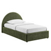 Resort Twin Arched Upholstered Fabric Storage Platform Bed Frame by Modway / MOD-7344