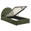 Resort Twin Arched Upholstered Fabric Storage Platform Bed Frame by Modway / MOD-7344