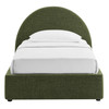 Resort Twin Arched Upholstered Fabric Storage Platform Bed Frame by Modway / MOD-7344