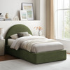 Resort Twin Arched Upholstered Fabric Storage Platform Bed Frame by Modway / MOD-7344