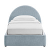 Resort Twin Arched Upholstered Fabric Storage Platform Bed Frame by Modway / MOD-7344