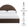 Resort Full Arched Performance Velvet Storage Platform Bed Frame by Modway / MOD-7345