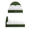 Resort Full Arched Performance Velvet Storage Platform Bed Frame by Modway / MOD-7345