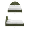 Resort Full Arched Upholstered Fabric Storage Platform Bed Frame by Modway / MOD-7346