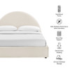 Resort Queen Arched Performance Velvet Storage Platform Bed Frame by Modway / MOD-7347