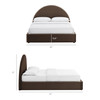Resort King Arched Performance Velvet Storage Platform Bed Frame by Modway / MOD-7349