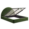 Resort King Arched Performance Velvet Storage Platform Bed Frame by Modway / MOD-7349