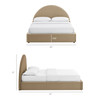 Resort King Arched Performance Velvet Storage Platform Bed Frame by Modway / MOD-7349