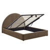 Resort King Arched Upholstered Fabric Storage Platform Bed Frame by Modway / MOD-7350