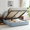 Resort King Arched Upholstered Fabric Storage Platform Bed Frame by Modway / MOD-7350