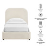 Keynote Twin Performance Velvet Storage Platform Bed Frame by Modway / MOD-7351