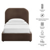 Keynote Twin Performance Velvet Storage Platform Bed Frame by Modway / MOD-7351