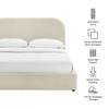Keynote Full Fabric Upholstered Storage Platform Bed Frame by Modway / MOD-7354