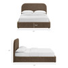 Keynote Full Fabric Upholstered Storage Platform Bed Frame by Modway / MOD-7354