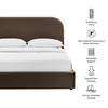 Keynote Queen Performance Velvet Storage Platform Bed Frame by Modway / MOD-7355